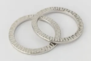 1 1/4" Rhodium TierraCast Pewter Radiant Ring (10 Pcs) #CK480