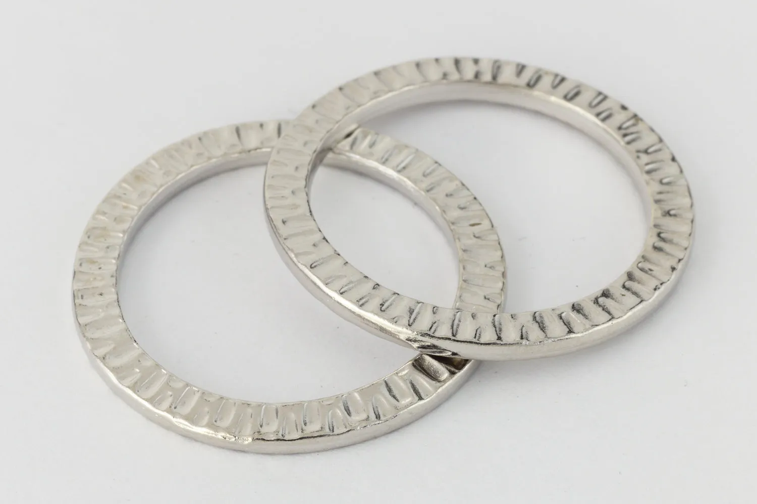 1 1/4" Rhodium TierraCast Pewter Radiant Ring (10 Pcs) #CK480