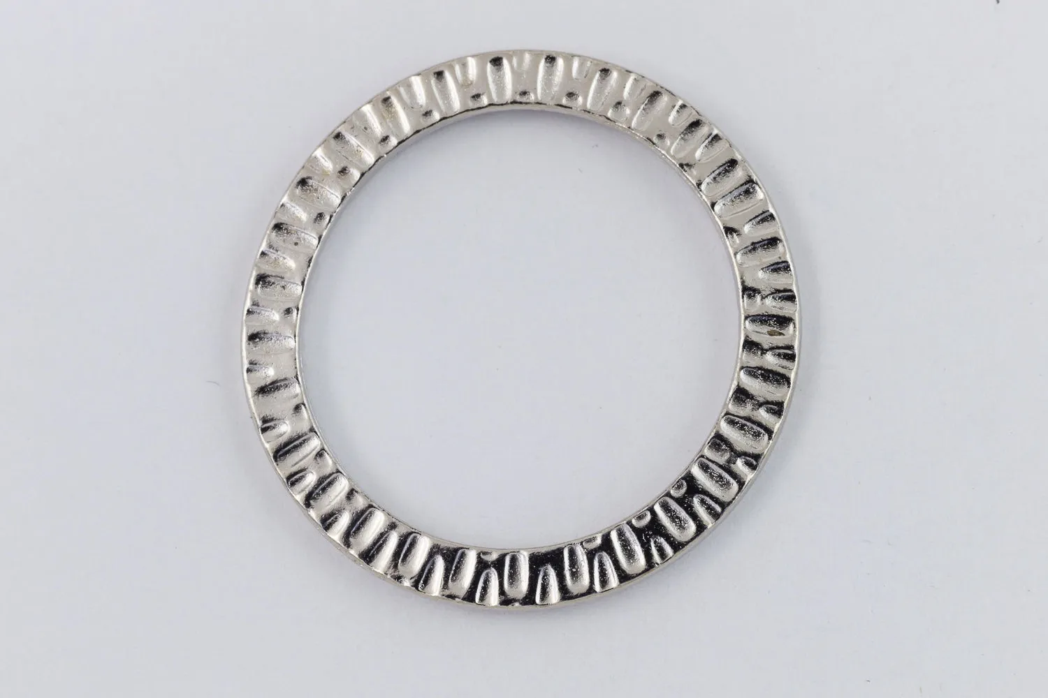 1 1/4" Rhodium TierraCast Pewter Radiant Ring (10 Pcs) #CK480