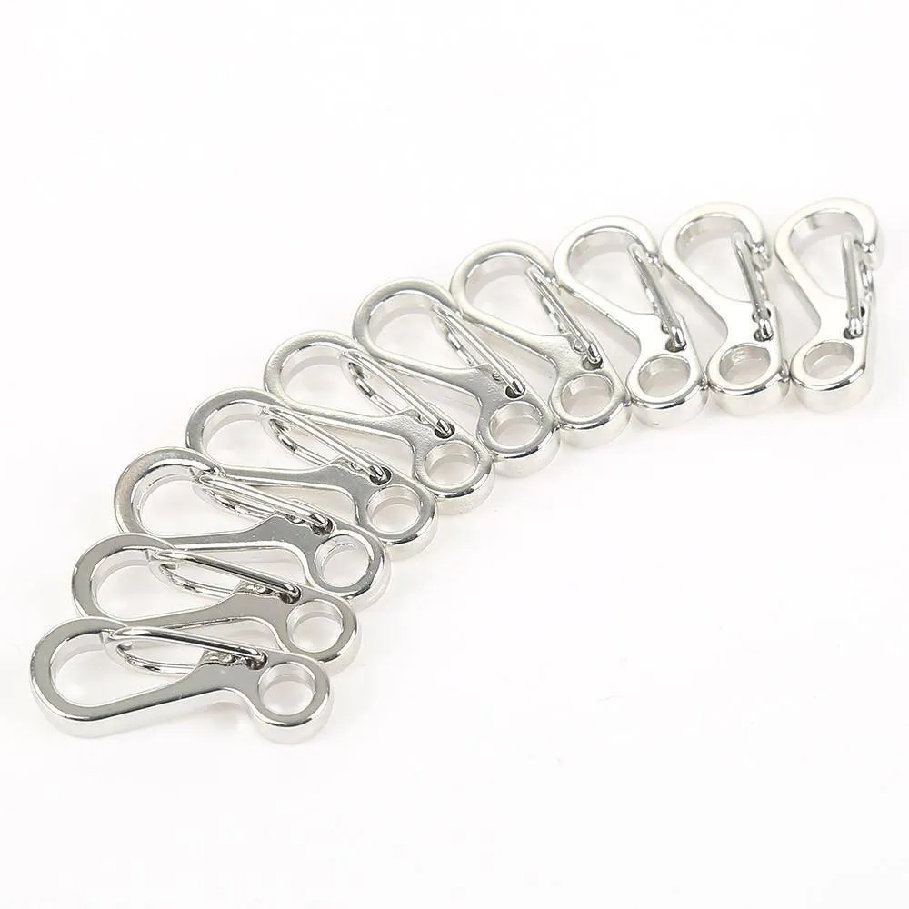 10PCS Mini SF Spring Backpack Clasps & Climbing Carabiners
