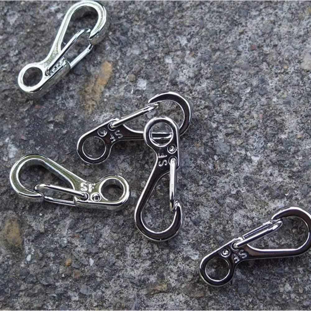 10PCS Mini SF Spring Backpack Clasps & Climbing Carabiners