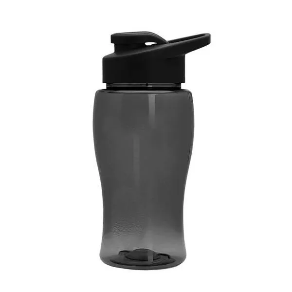 18 Oz. Transparent Bottle - Drink-Thru Lid (Q213722)