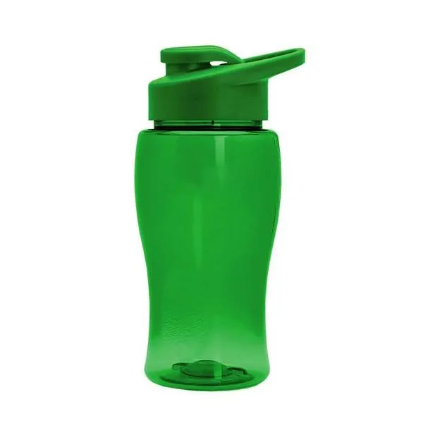18 Oz. Transparent Bottle - Drink-Thru Lid (Q213722)