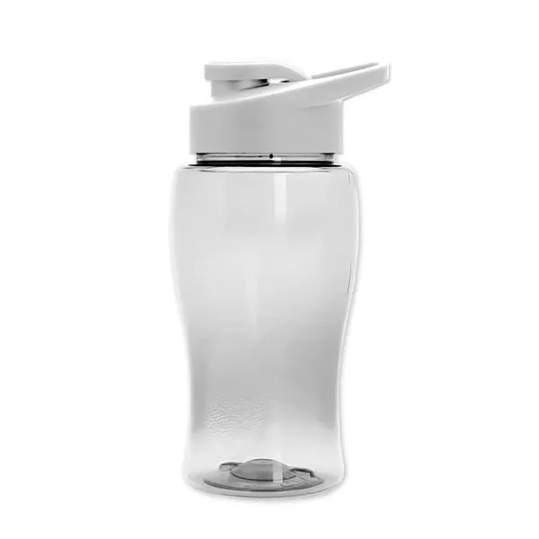 18 Oz. Transparent Bottle - Drink-Thru Lid (Q213722)