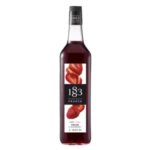 1883 Strawberry Syrup 1L Glass Bottle