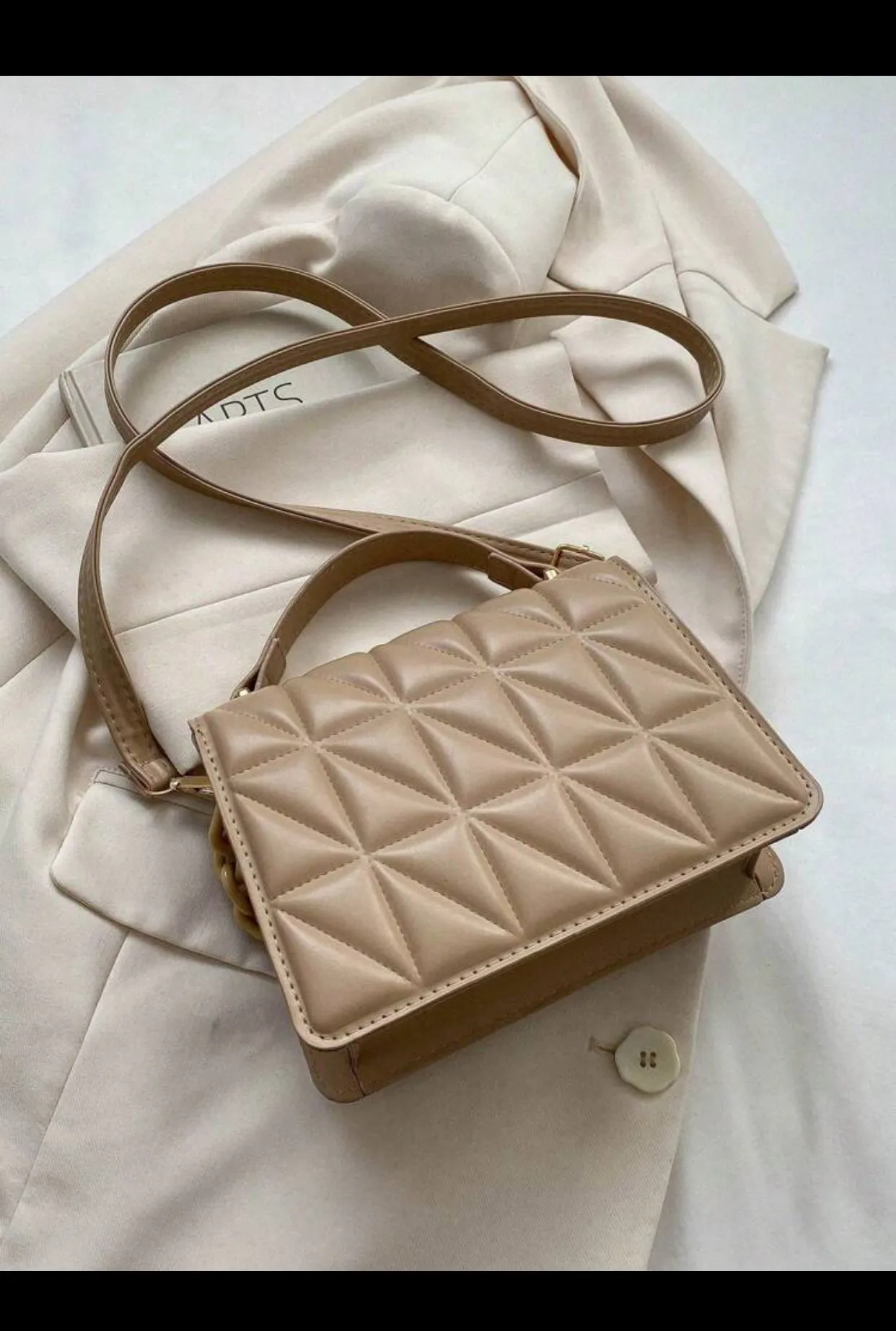 2025 New Trendy fashion one shoulder dialogue packege,Simple diamond grid popular handbag (imported)
