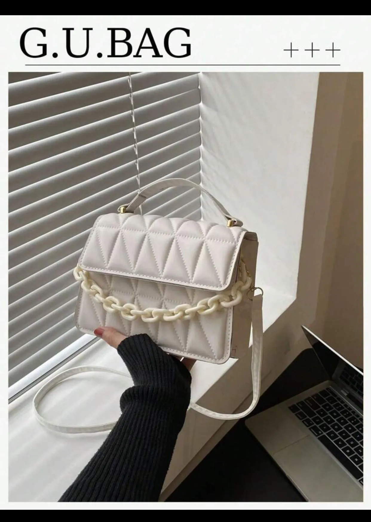 2025 New Trendy fashion one shoulder dialogue packege,Simple diamond grid popular handbag (imported)