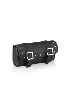 2L - Armor Studded Yamaha Leather Motorcycle Handlebar Bag