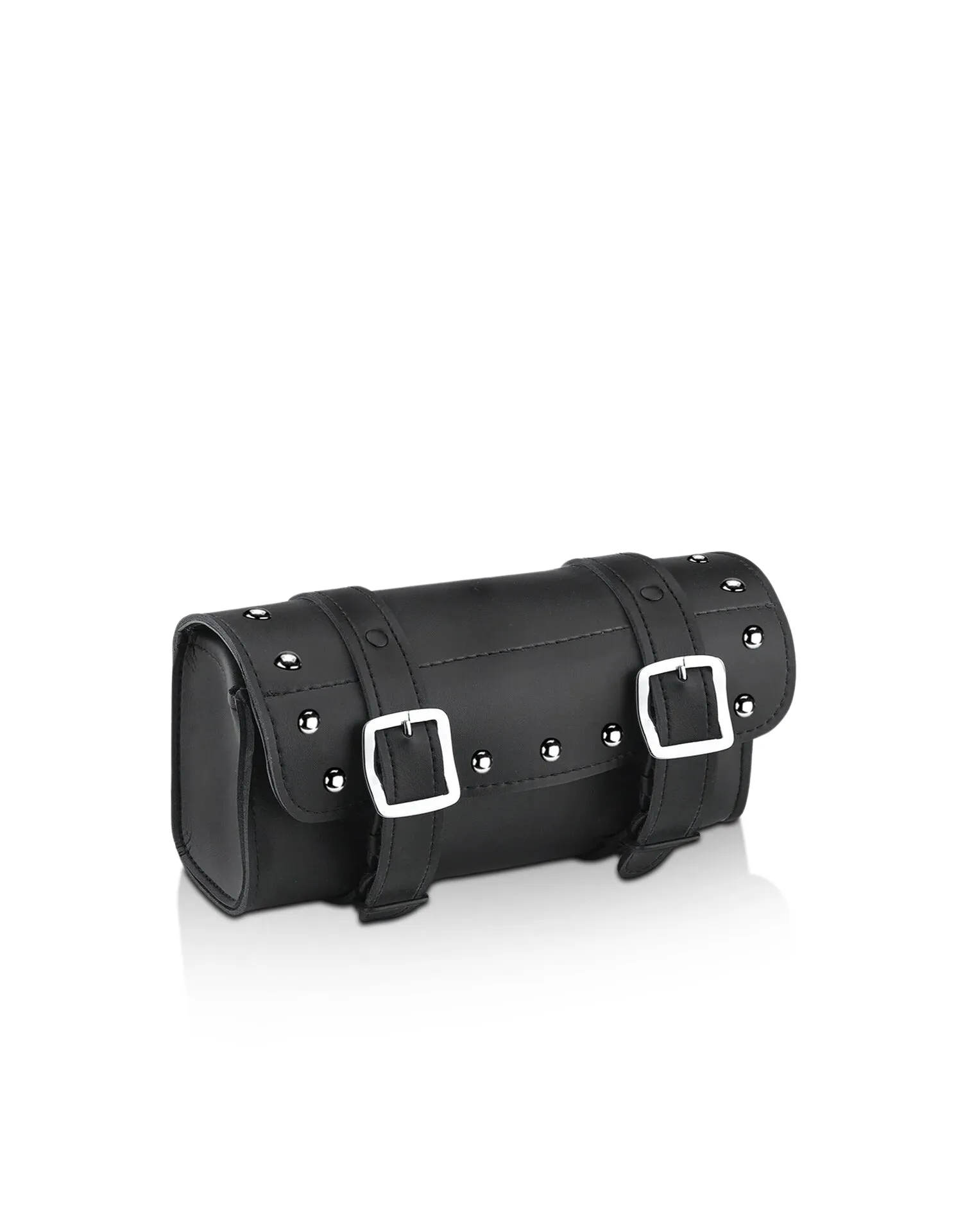 2L - Armor Studded Yamaha Leather Motorcycle Handlebar Bag