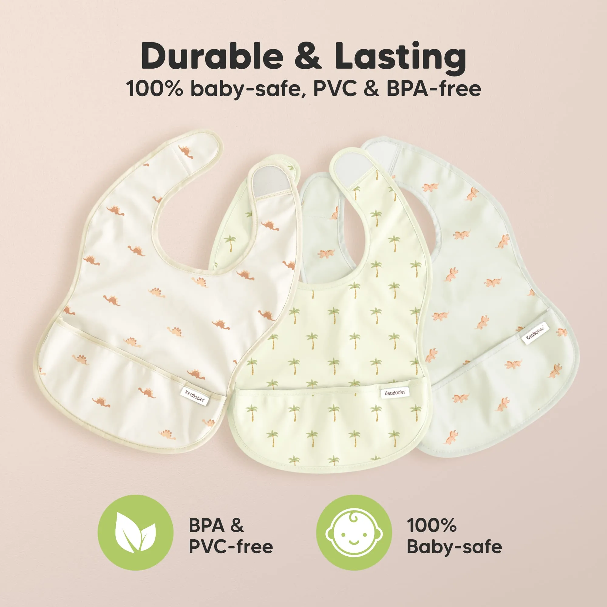 3-Pack Presto Waterproof Bibs (Prism)