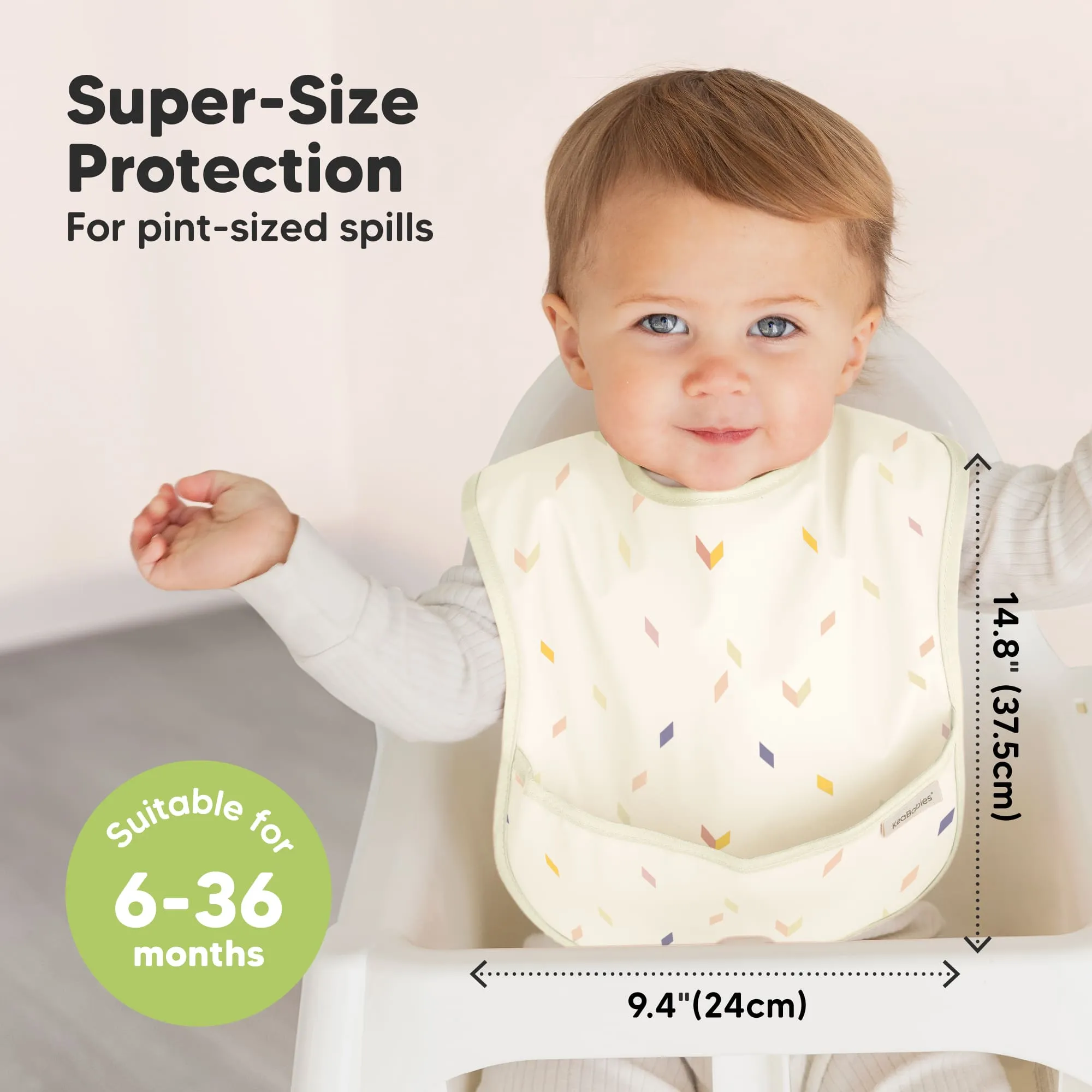 3-Pack Presto Waterproof Bibs (Prism)