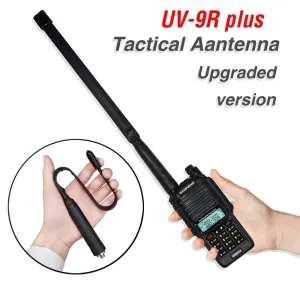 33CM CS Tactical Antenna Foldable SMA-Female Dual Band VHF UHF For Baofeng Walkie Talkie UV-9R Plus uv-9r UV9R Two Way Radio