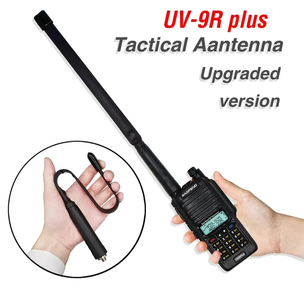 33CM CS Tactical Antenna Foldable SMA-Female Dual Band VHF UHF For Baofeng Walkie Talkie UV-9R Plus uv-9r UV9R Two Way Radio
