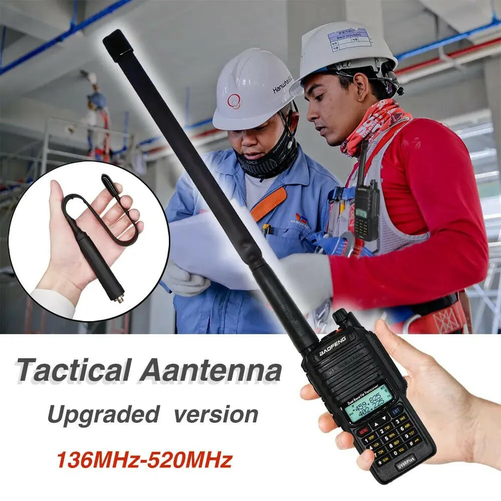 33CM CS Tactical Antenna Foldable SMA-Female Dual Band VHF UHF For Baofeng Walkie Talkie UV-9R Plus uv-9r UV9R Two Way Radio
