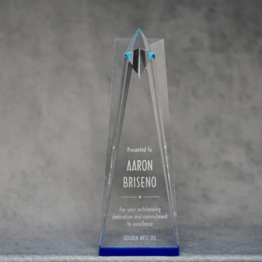 Acrylic Star Tower Blue