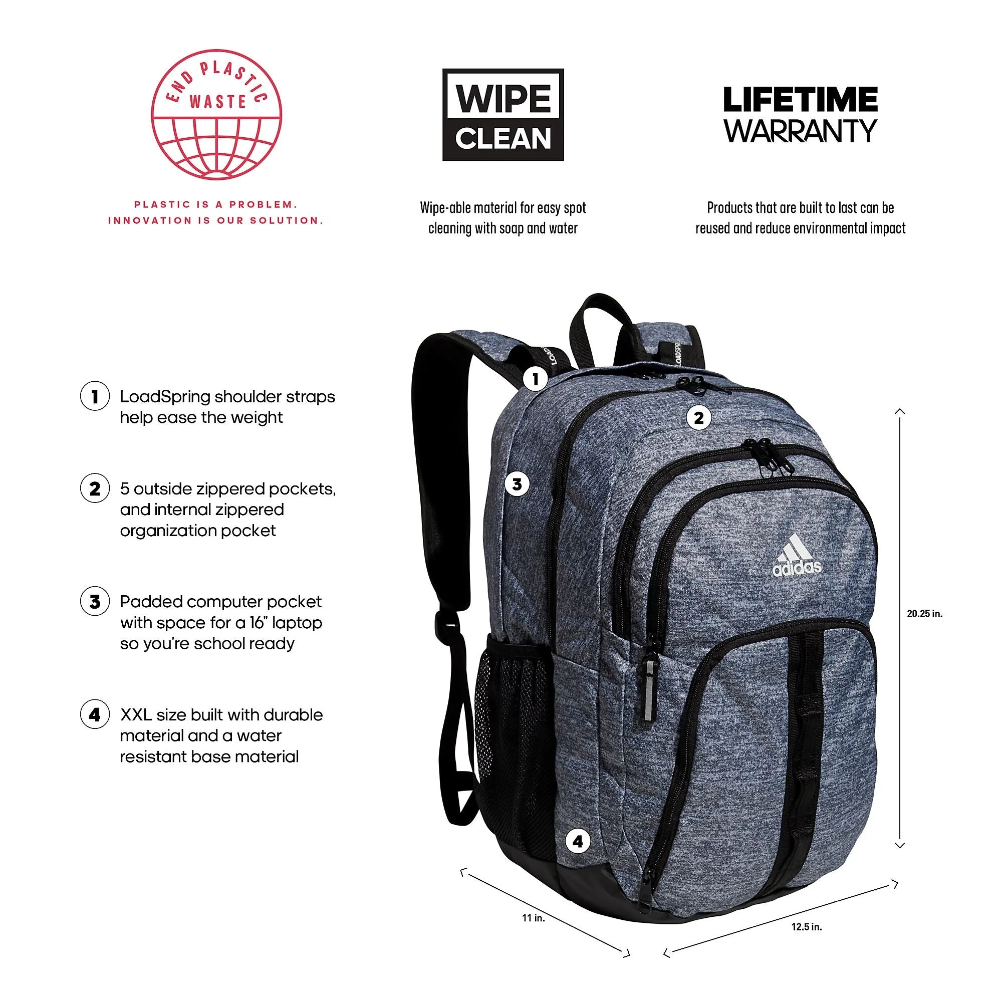 adidas Prime 6 Backpack | 5152830