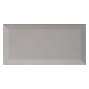 Alm Metro Grey Plata 10cm X 20cm Wall Tiles - 0.88M2