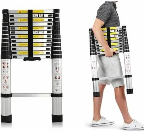 Aluminum Single Side Telescopic Foldable Ladder