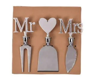 Amore Mr & Mrs Cheese Knife Set