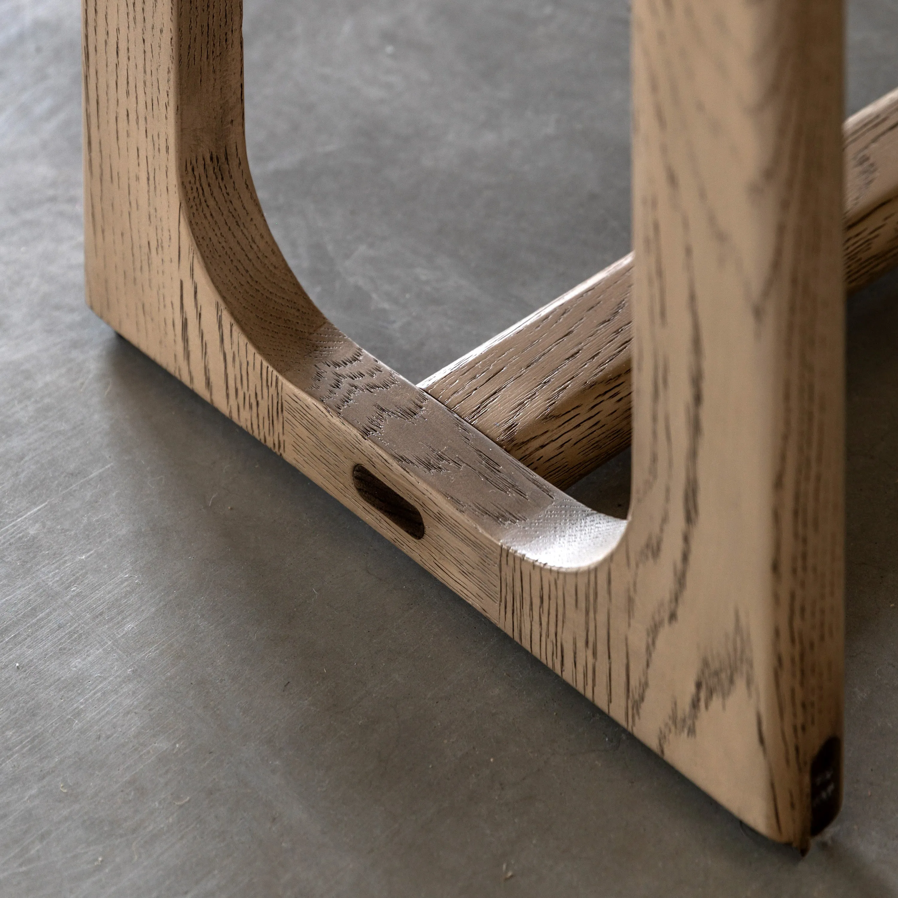 Amos Craft Dining Bench Smoked