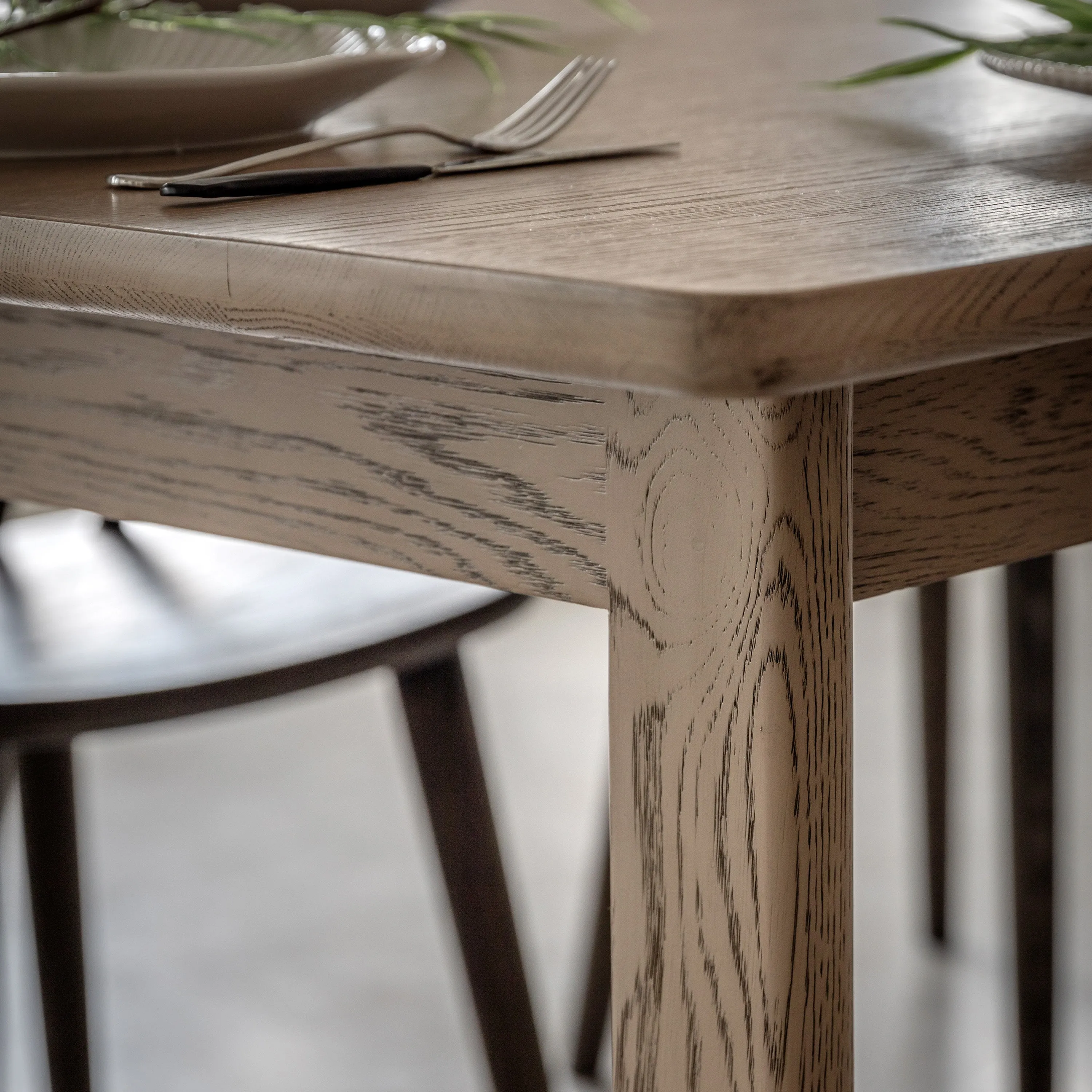 Amos Craft Extending Dining Table Smoked