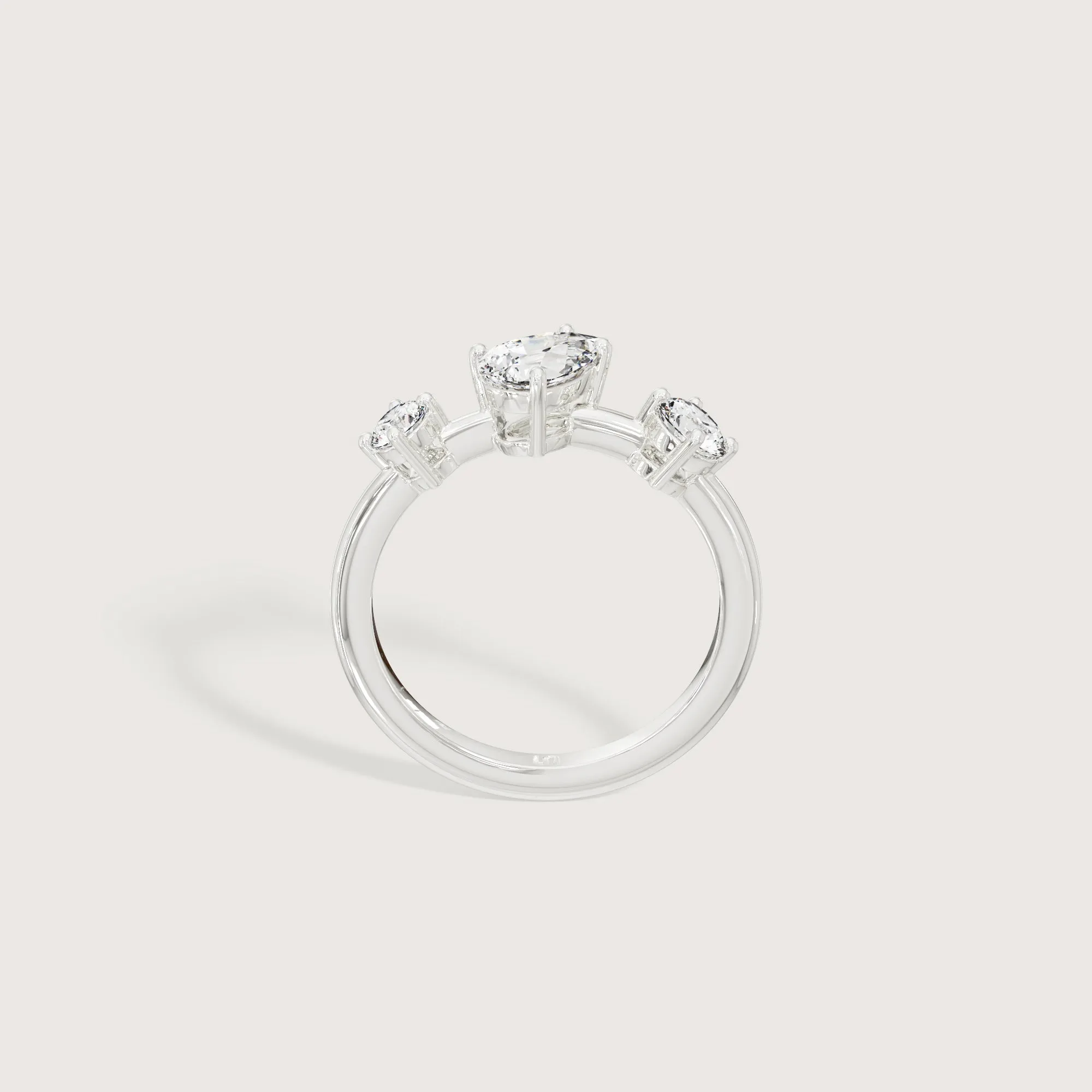 Angeld Pear Diamond Ring