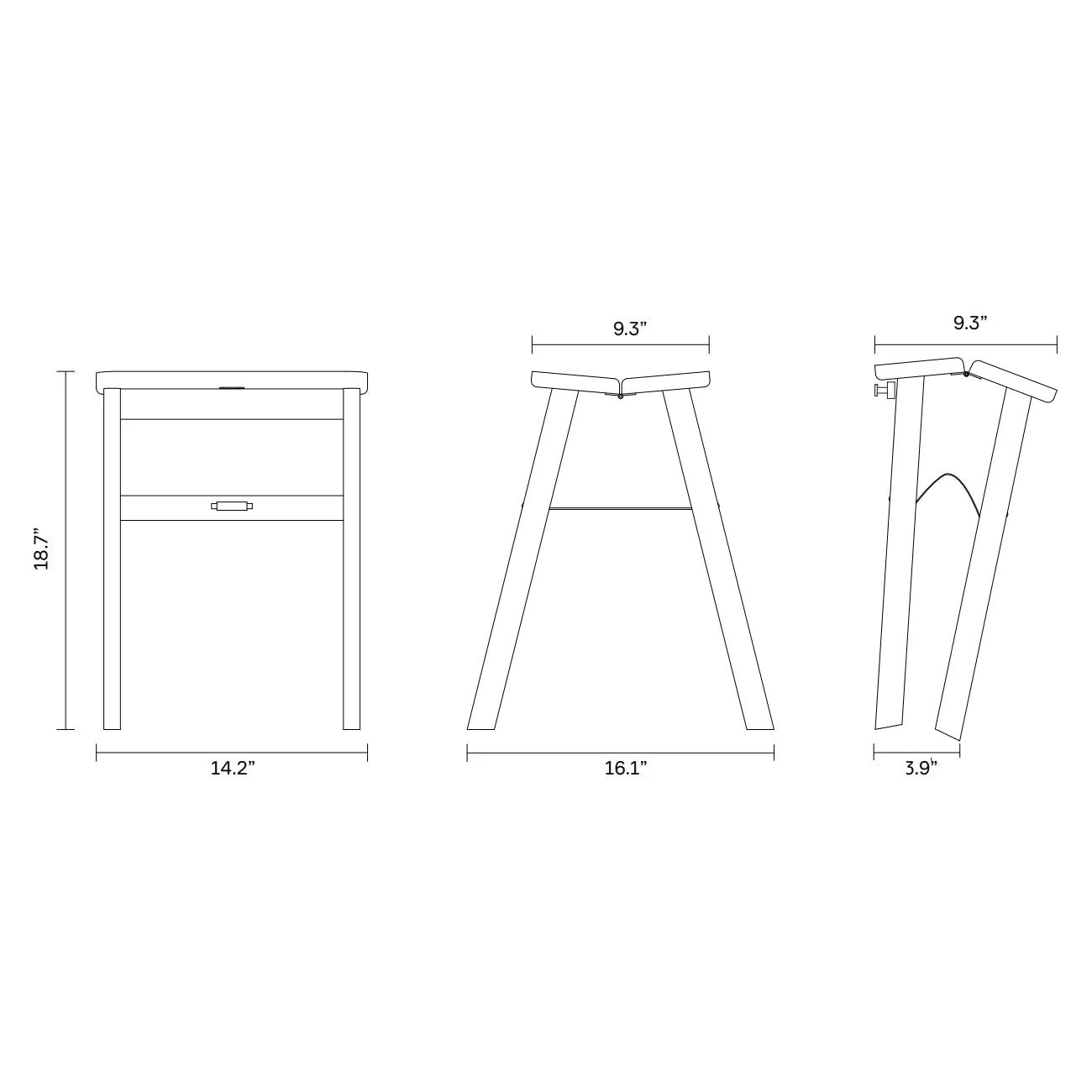 Angle Foldable Stool