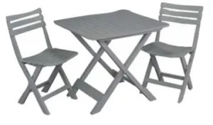 Anthracite Folding Bistro Set