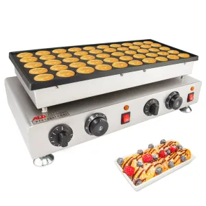 AP-544 Mini Dutch Pancake Maker | Poffertjes Machine | 50 PCS | Round Mini Dutch Pancakes