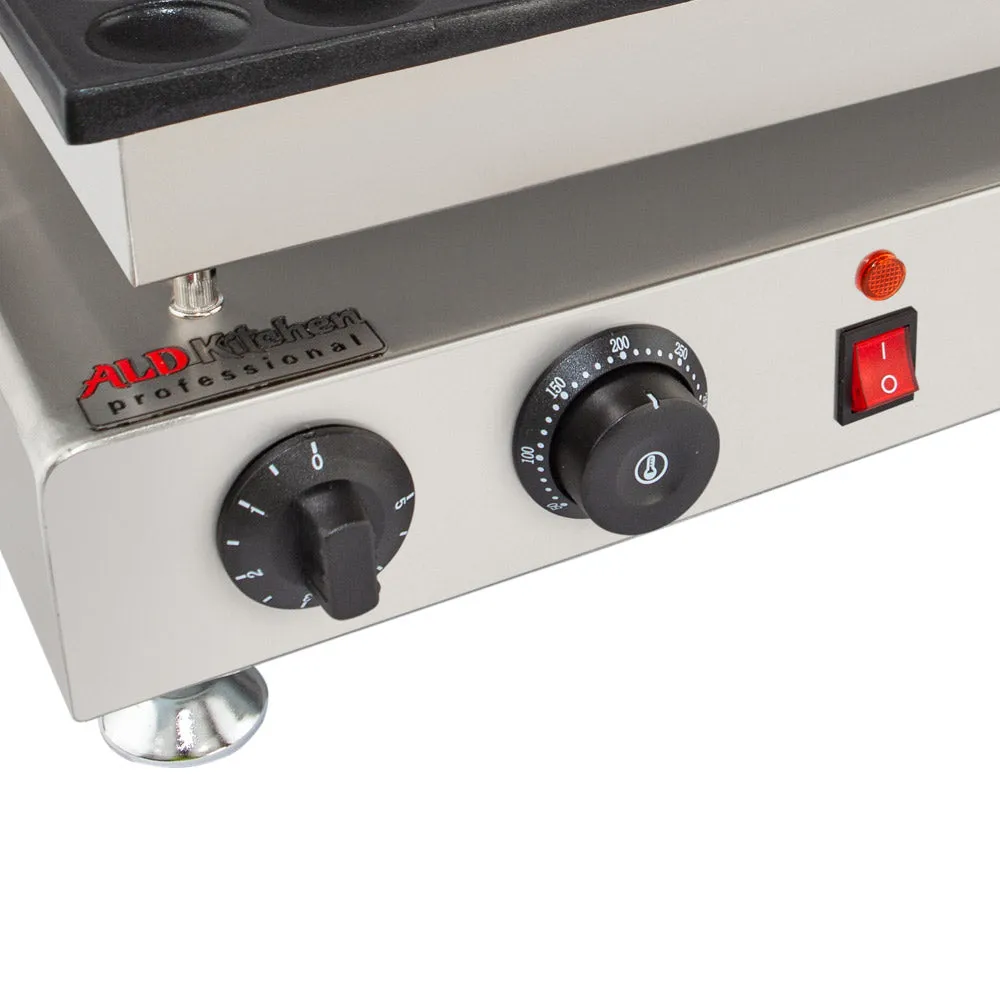 AP-544 Mini Dutch Pancake Maker | Poffertjes Machine | 50 PCS | Round Mini Dutch Pancakes