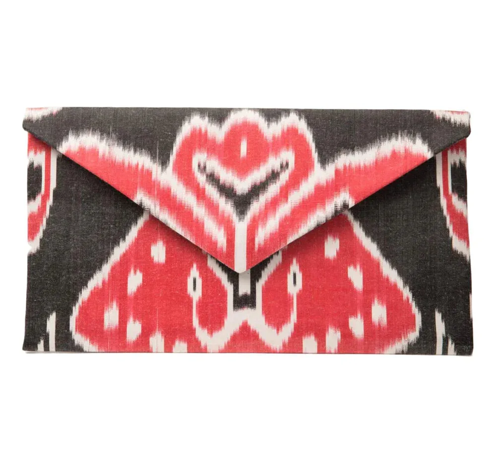 Athens Ikat Envelope Clutch