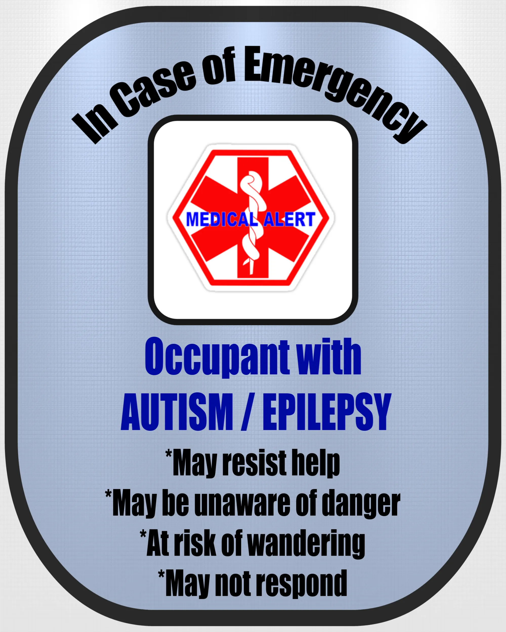 Autism/Epilepsy Safety Set