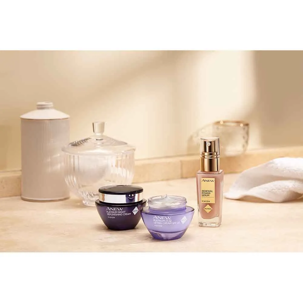 Avon Anew Platinum Night Replenishing Cream with Protinol - 50ml***