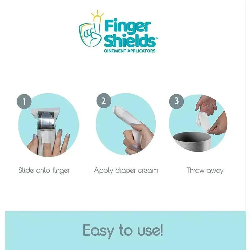 Baby Brezza - 40Ct Finger Shields Cream Applicator For Diaper Rash