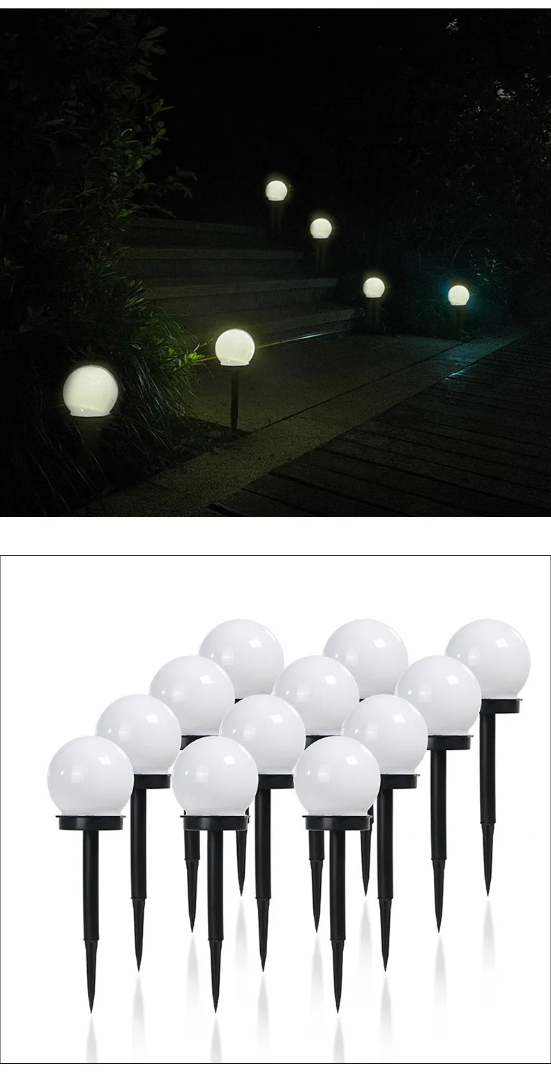 Ball Bubble Shaped Lawn Lamp Simple Waterproof Lighting Garden Lamp Garden Roadside Villa Lawn Outdoor Lamp