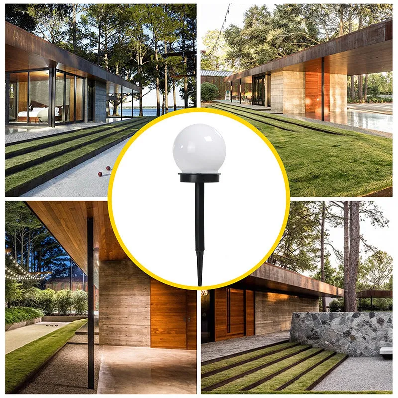 Ball Bubble Shaped Lawn Lamp Simple Waterproof Lighting Garden Lamp Garden Roadside Villa Lawn Outdoor Lamp
