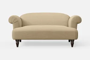 Barberton 2 Seater Sofa Beige Linen Fabric