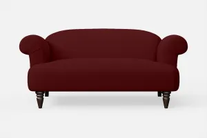 Barberton 2 Seater Sofa Red Leather