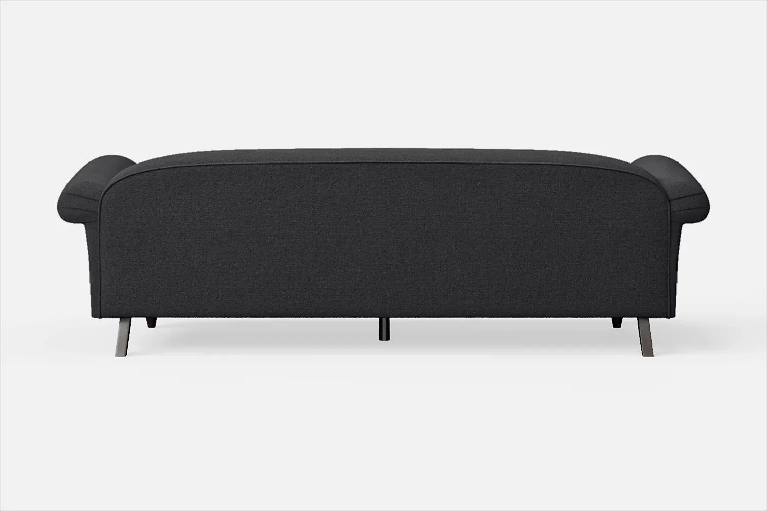 Barberton 4 Seater Sofa Dark Grey Linen Fabric