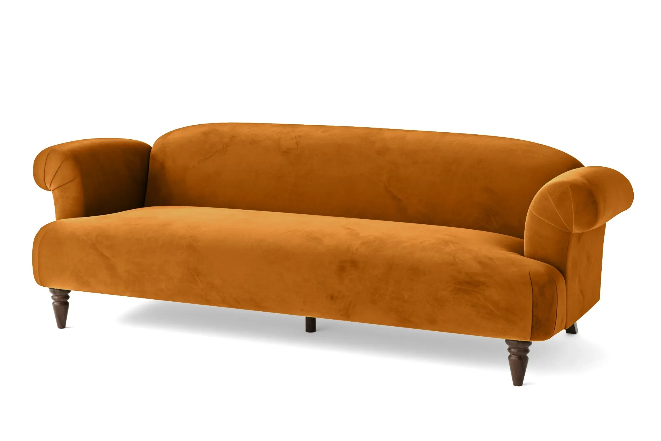 Barberton 4 Seater Sofa Gold Velvet