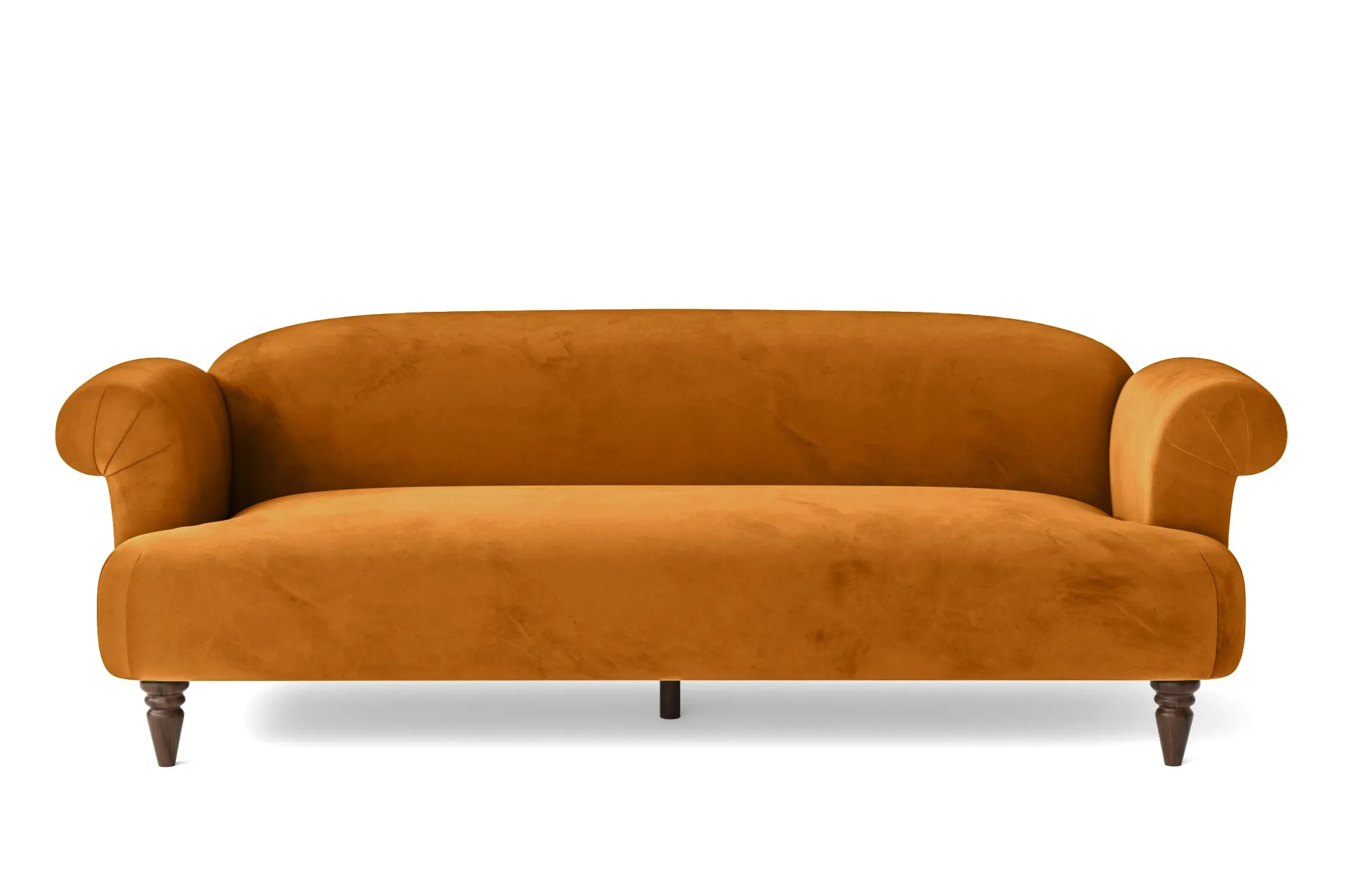 Barberton 4 Seater Sofa Gold Velvet