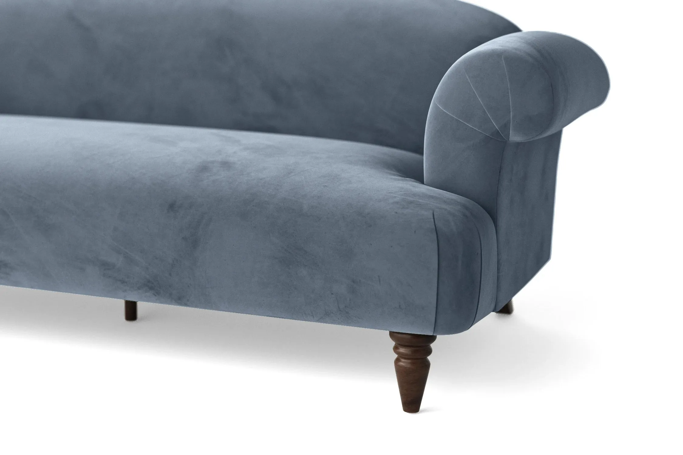 Barberton Armchair Baby Blue Velvet