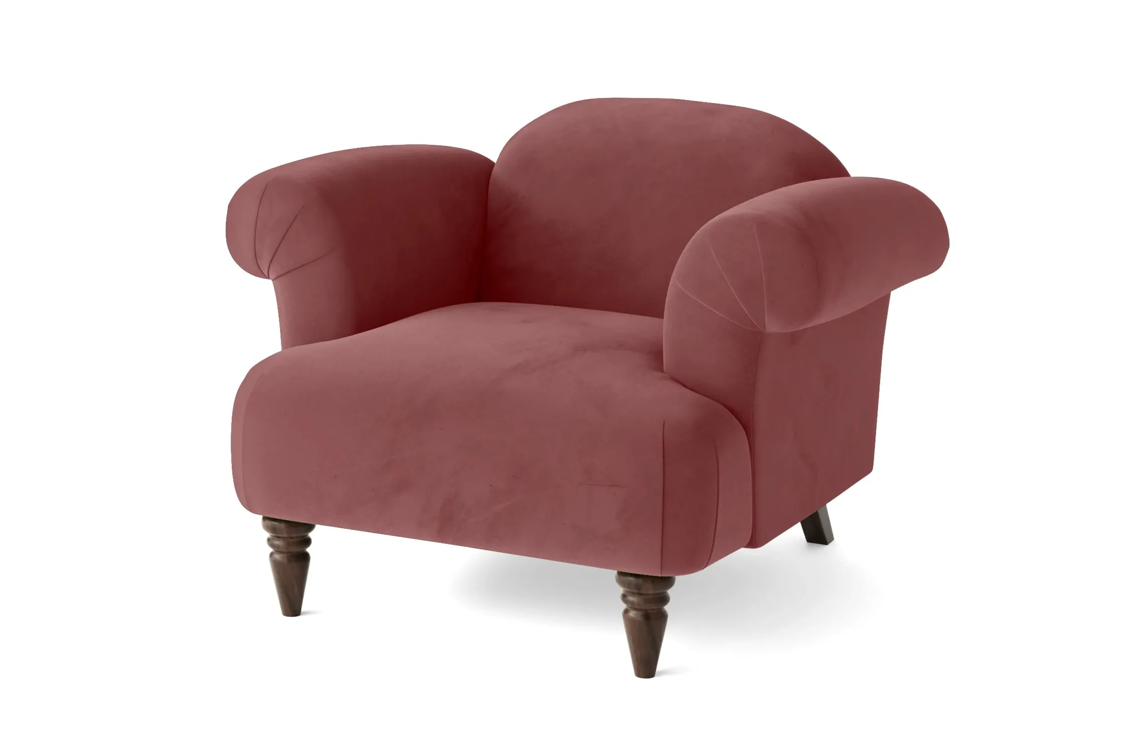 Barberton Armchair Pink Velvet