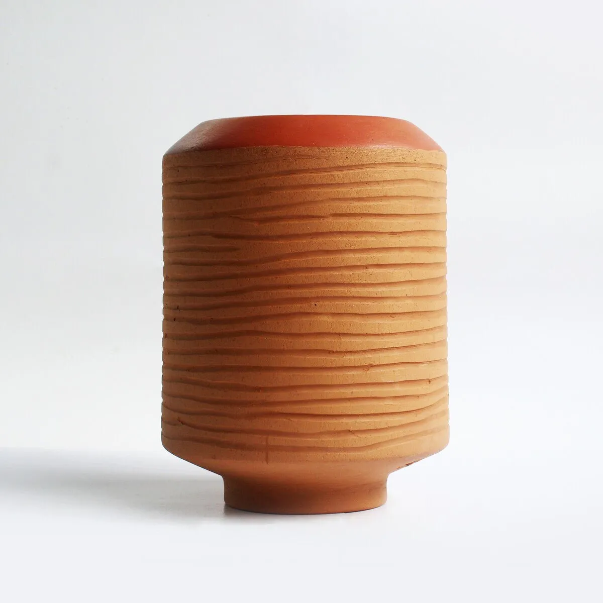 Barrel Terracotta Planter- XL | Home Decor