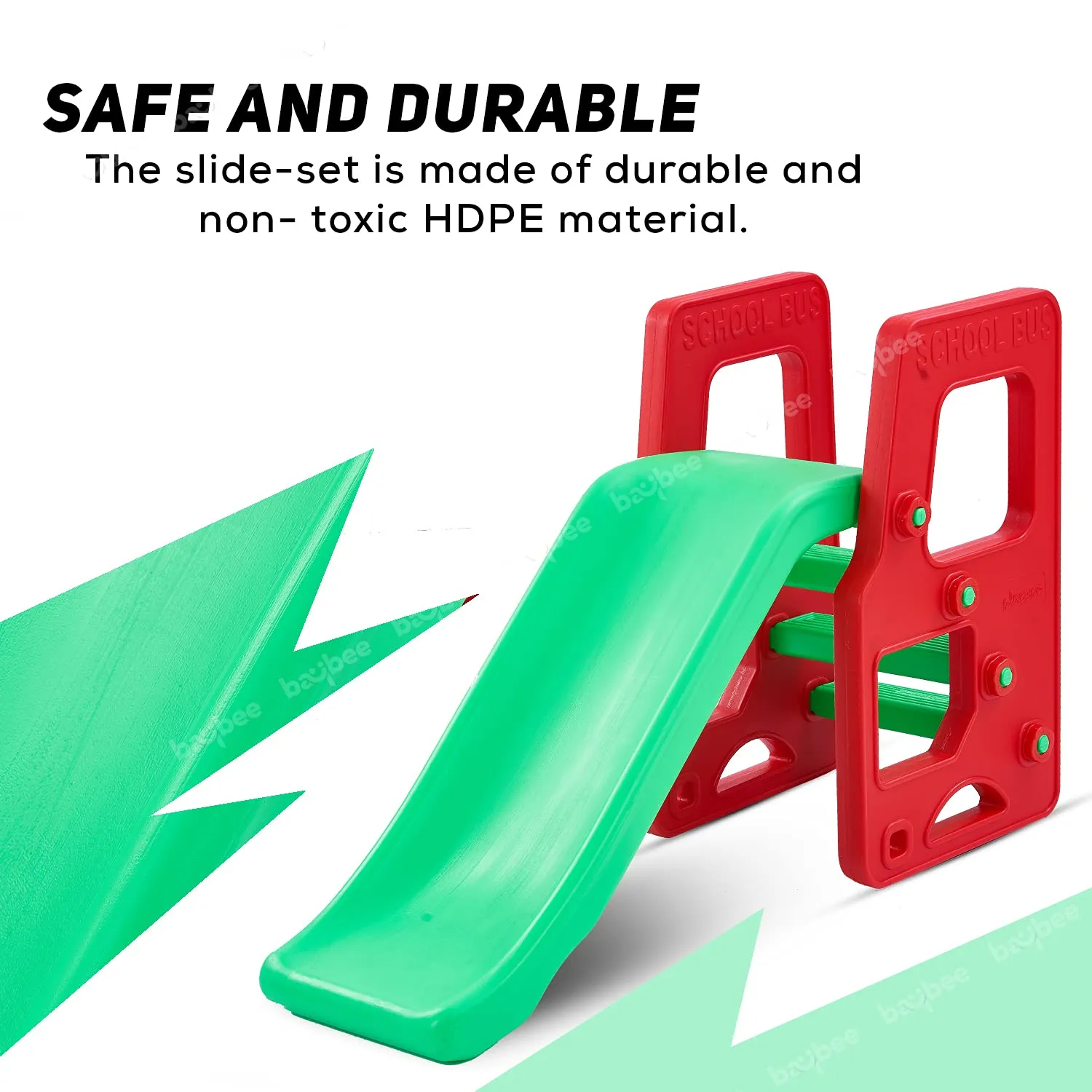 Baybee Garden Slides Plastic Super Senior Slide for Kids Foldable Garden Slider for Kids