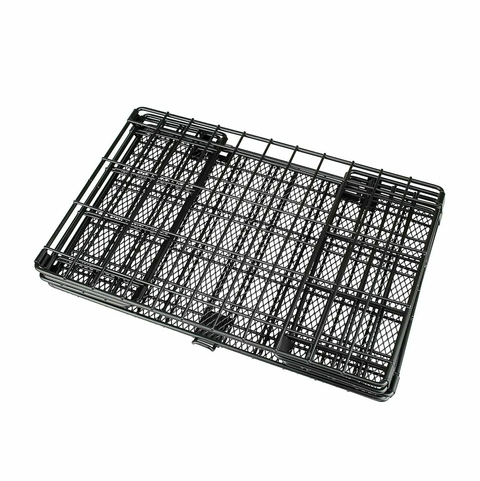 Bike Bicycle Wire Mesh Rear Side Foladable Rack Basket Wicker