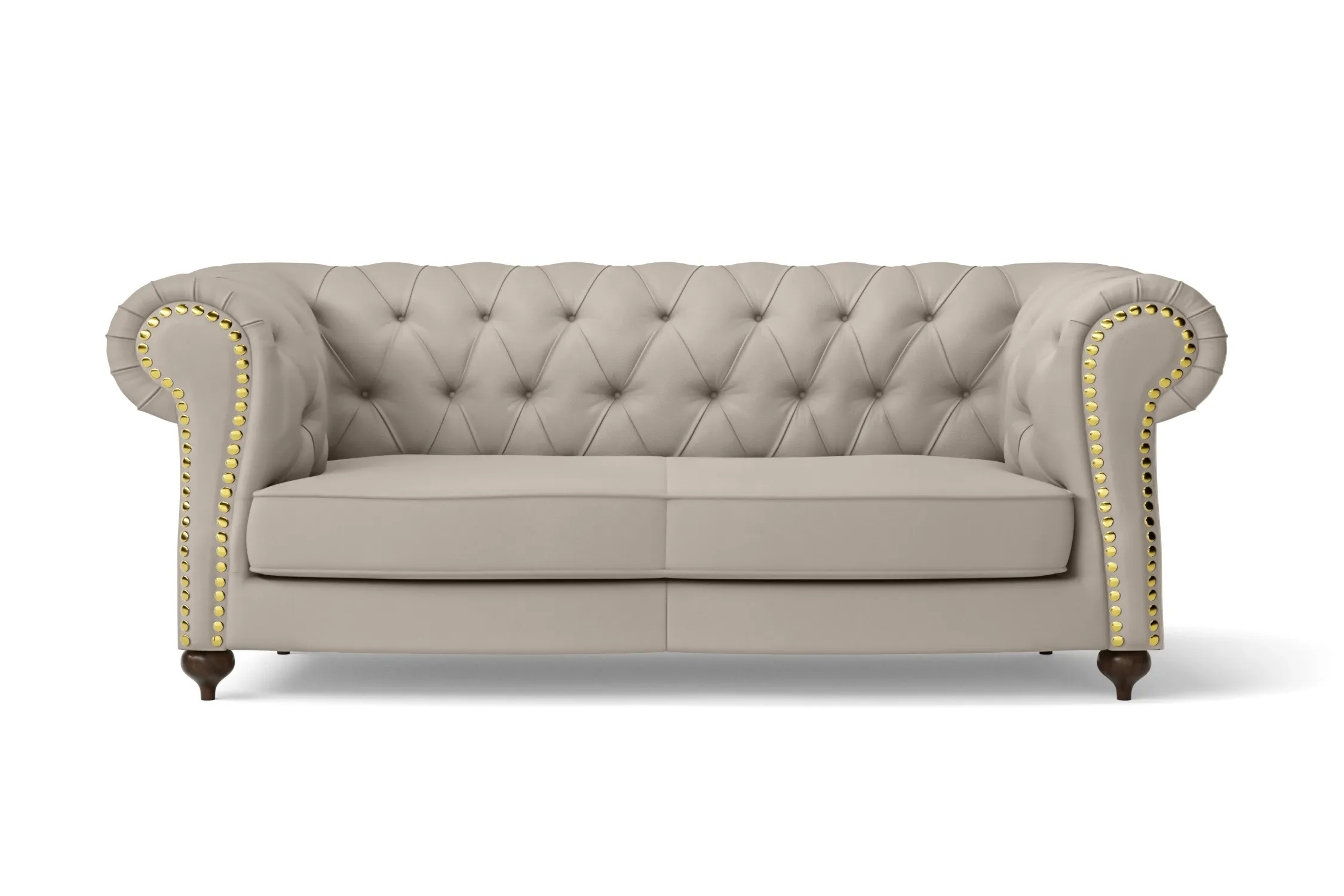 Bitonto 2 Seater Sofa Sand Leather