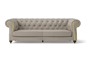 Bitonto 3 Seater Sofa Sand Leather