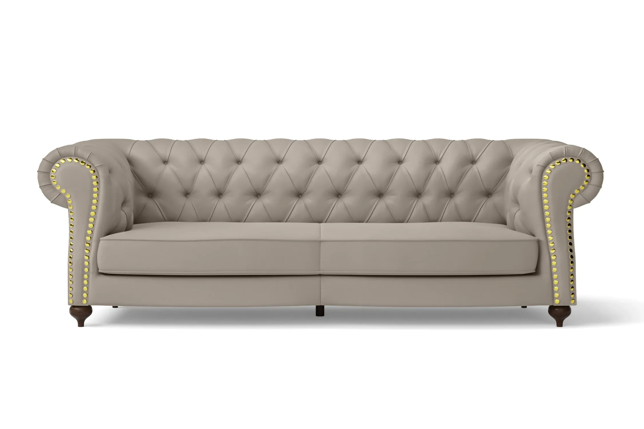 Bitonto 3 Seater Sofa Sand Leather