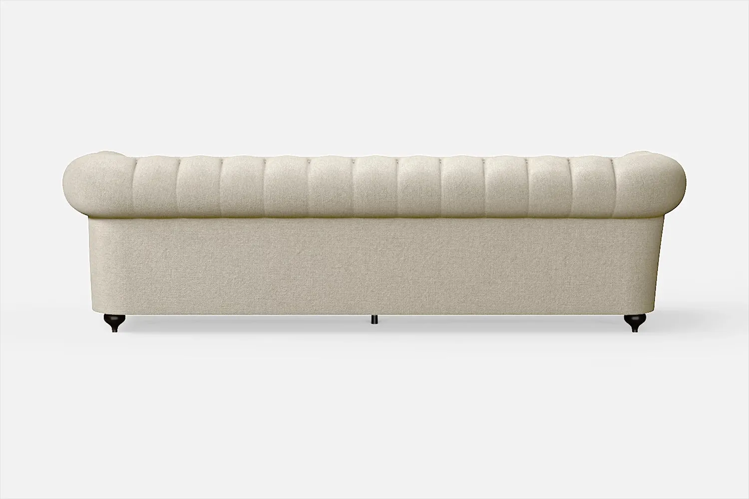 Bitonto 4 Seater Sofa Cream Linen Fabric